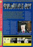 Scan of the review of Goldeneye 007 published in the magazine Gameplay 64 02, page 1