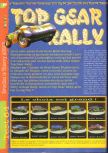 Scan of the review of Top Gear Rally published in the magazine Gameplay 64 03, page 1