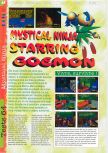 Scan of the review of Mystical Ninja Starring Goemon published in the magazine Gameplay 64 05, page 1
