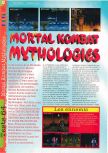 Scan of the review of Mortal Kombat Mythologies: Sub-Zero published in the magazine Gameplay 64 05, page 1