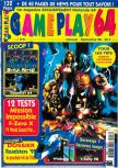 Scan de la couverture du magazine Gameplay 64  08