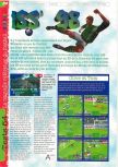 Scan of the review of International Superstar Soccer 98 published in the magazine Gameplay 64 08, page 1