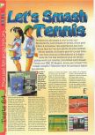 Scan du test de Centre Court Tennis paru dans le magazine Gameplay 64 10, page 1