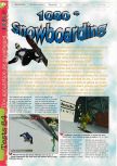 Scan of the review of 1080 Snowboarding published in the magazine Gameplay 64 10, page 1