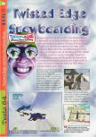 Scan of the review of Twisted Edge Snowboarding published in the magazine Gameplay 64 11, page 1