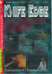 Scan of the review of Knife Edge published in the magazine Gameplay 64 11, page 1