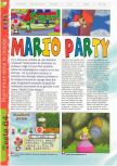 Scan of the review of Mario Party published in the magazine Gameplay 64 12, page 1
