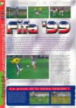 Scan du test de FIFA 99 paru dans le magazine Gameplay 64 13, page 1