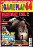 Scan de la couverture du magazine Gameplay 64  15