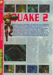 Scan du test de Quake II paru dans le magazine Gameplay 64 17, page 1