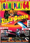 Scan de la couverture du magazine Gameplay 64  18