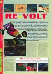 Scan du test de Re-Volt paru dans le magazine Gameplay 64 18, page 1