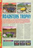 Scan of the review of Roadsters published in the magazine Gameplay 64 20, page 1