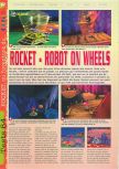 Scan of the review of Rocket: Robot on Wheels published in the magazine Gameplay 64 20, page 1