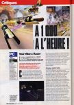 Scan of the review of Star Wars: Episode I: Racer published in the magazine Game On 02, page 1