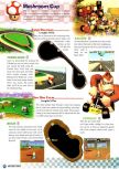 Scan of the walkthrough of Mario Kart 64 published in the magazine Nintendo Power 93, page 3