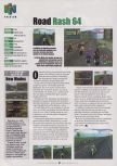 Scan of the preview of Road Rash 64 published in the magazine Electronic Gaming Monthly 121, page 1