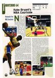 Scan of the preview of Kobe Bryant in NBA Courtside published in the magazine Electronic Gaming Monthly 105, page 1