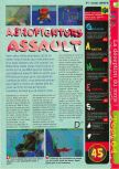 Scan of the review of Aero Fighters Assault published in the magazine Gameplay 64 04, page 1