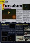 Scan of the preview of Forsaken published in the magazine Consoles News 18, page 1