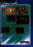 Scan of the preview of Hexen published in the magazine Consoles News 14, page 1