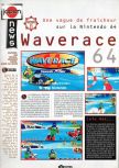 Scan of the preview of Wave Race 64 published in the magazine Joypad 057, page 1