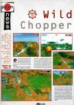Scan of the preview of Chopper Attack published in the magazine Joypad 057, page 1