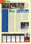 Scan of the review of Bio F.R.E.A.K.S. published in the magazine Consoles News 24, page 1