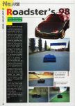 Scan of the preview of Roadsters published in the magazine Consoles News 24, page 1