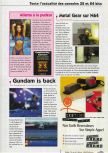 Scan of the preview of Operation WinBack published in the magazine Consoles News 24, page 1
