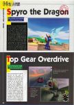 Scan de la preview de Top Gear OverDrive paru dans le magazine Consoles News 24, page 1