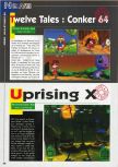 Scan of the preview of Conker's Bad Fur Day published in the magazine Consoles News 24, page 1