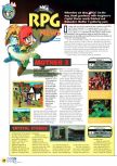 Scan of the preview of Earthbound 64 published in the magazine N64 01, page 1