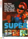Scan of the review of Super Mario 64 published in the magazine N64 01, page 1