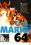 Scan du test de Super Mario 64 paru dans le magazine N64 01, page 2