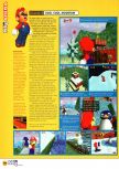 Scan du test de Super Mario 64 paru dans le magazine N64 01, page 9