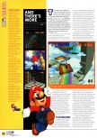 Scan du test de Super Mario 64 paru dans le magazine N64 01, page 13