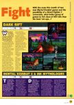 Scan of the preview of Dark Rift published in the magazine N64 02, page 1