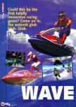 Scan of the review of Wave Race 64 published in the magazine N64 02, page 1