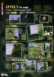 Scan of the walkthrough of Turok: Dinosaur Hunter published in the magazine N64 02, page 3
