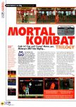 Scan of the review of Mortal Kombat Trilogy published in the magazine N64 04, page 1