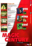 Scan of the preview of Holy Magic Century published in the magazine N64 04, page 4
