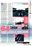 Scan of the preview of F-Zero X published in the magazine N64 05, page 2