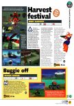 Scan of the preview of Buggie Boogie published in the magazine N64 05, page 1