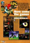 Scan de la preview de The Legend Of Zelda: Ocarina Of Time paru dans le magazine N64 05, page 1