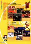 Scan of the review of Mischief Makers published in the magazine N64 05, page 1