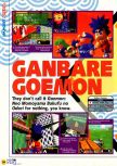 Scan of the review of Mystical Ninja Starring Goemon published in the magazine N64 07, page 1