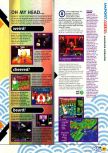 Scan of the review of Mystical Ninja Starring Goemon published in the magazine N64 07, page 2