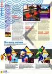 Scan of the review of Mystical Ninja Starring Goemon published in the magazine N64 07, page 3