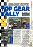 Scan of the review of Top Gear Rally published in the magazine N64 08, page 1